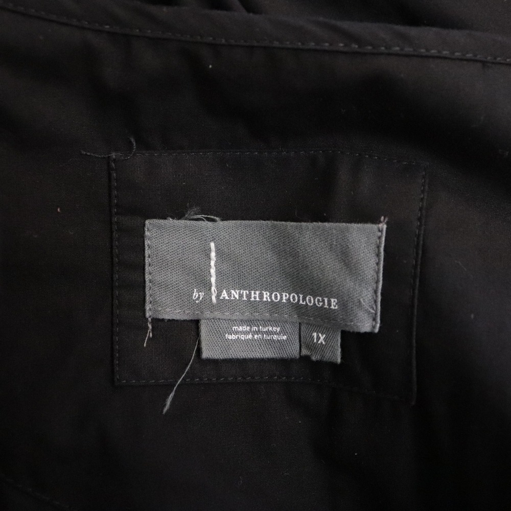 by Anthropologie The‎ Somerset Mini Dress Black 1X - Picture 10 of 12
